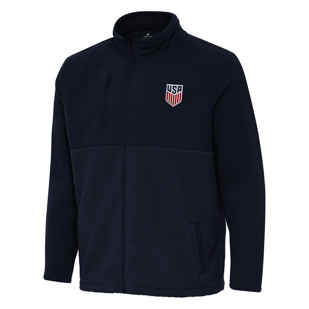 USMNT Antigua Daily Fused Full-Zip Jacket for sale - Navy 