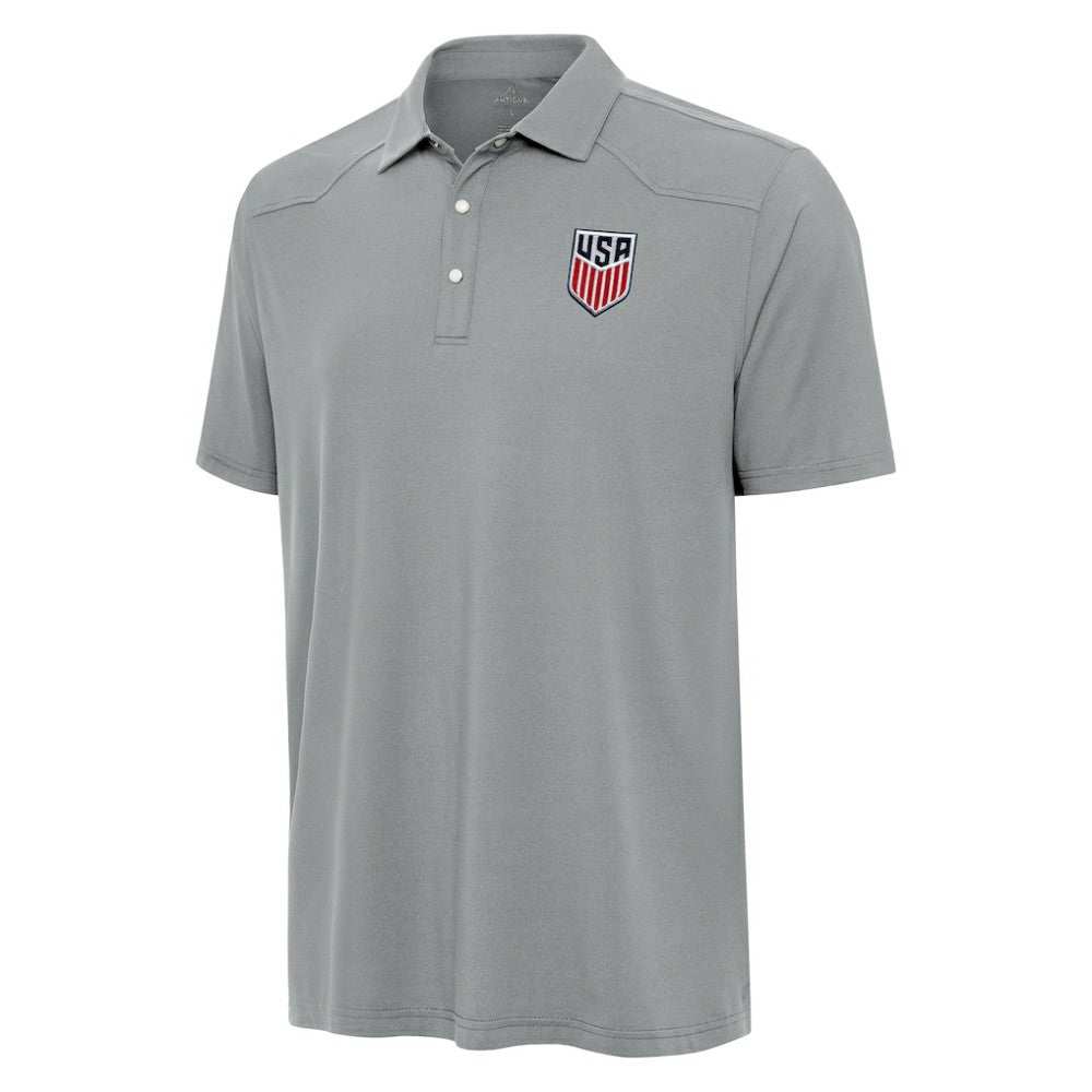 USMNT Antigua Western Polo on sale - Gray 