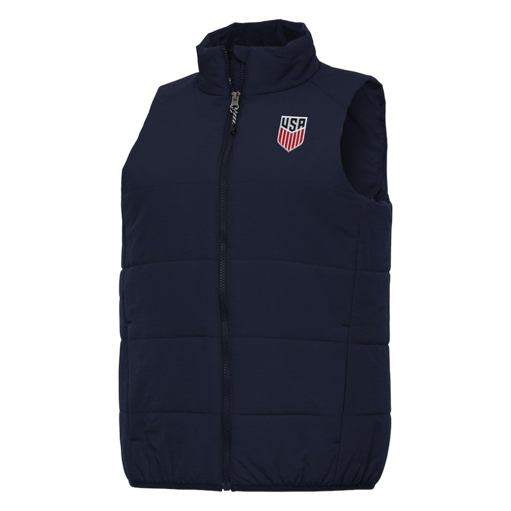 USMNT Antigua Women's Experience Full-Zip Vest for sale - Navy 
