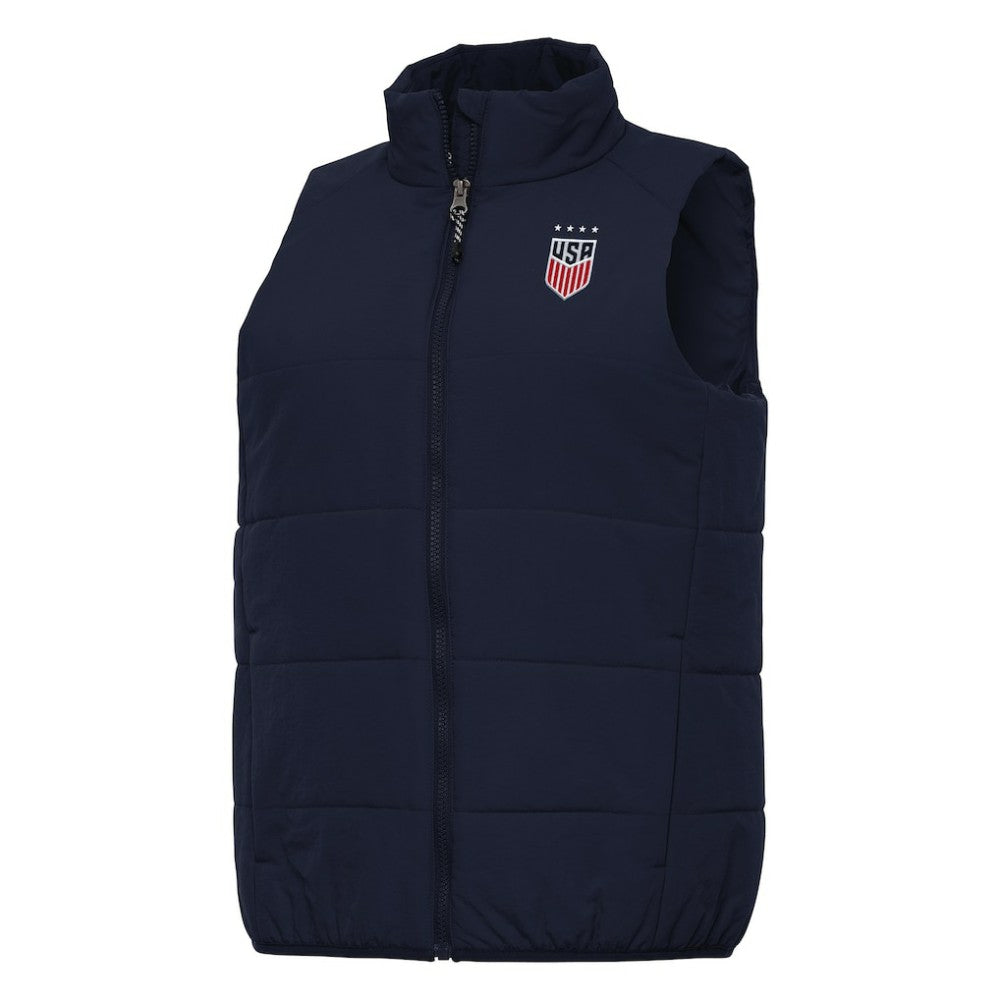 USWNT Antigua Women's Experience Full-Zip Vest on sale - Navy 