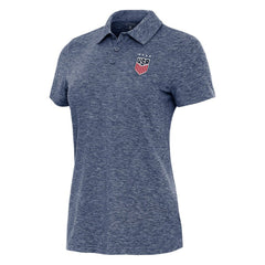 USWNT Antigua Women's Matter Polo on sale - Heather Navy 