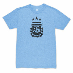 Julián Álvarez Argentina National Team 1863FC Player Retro Tri-Blend T-Shirt for sale - Light Blue 