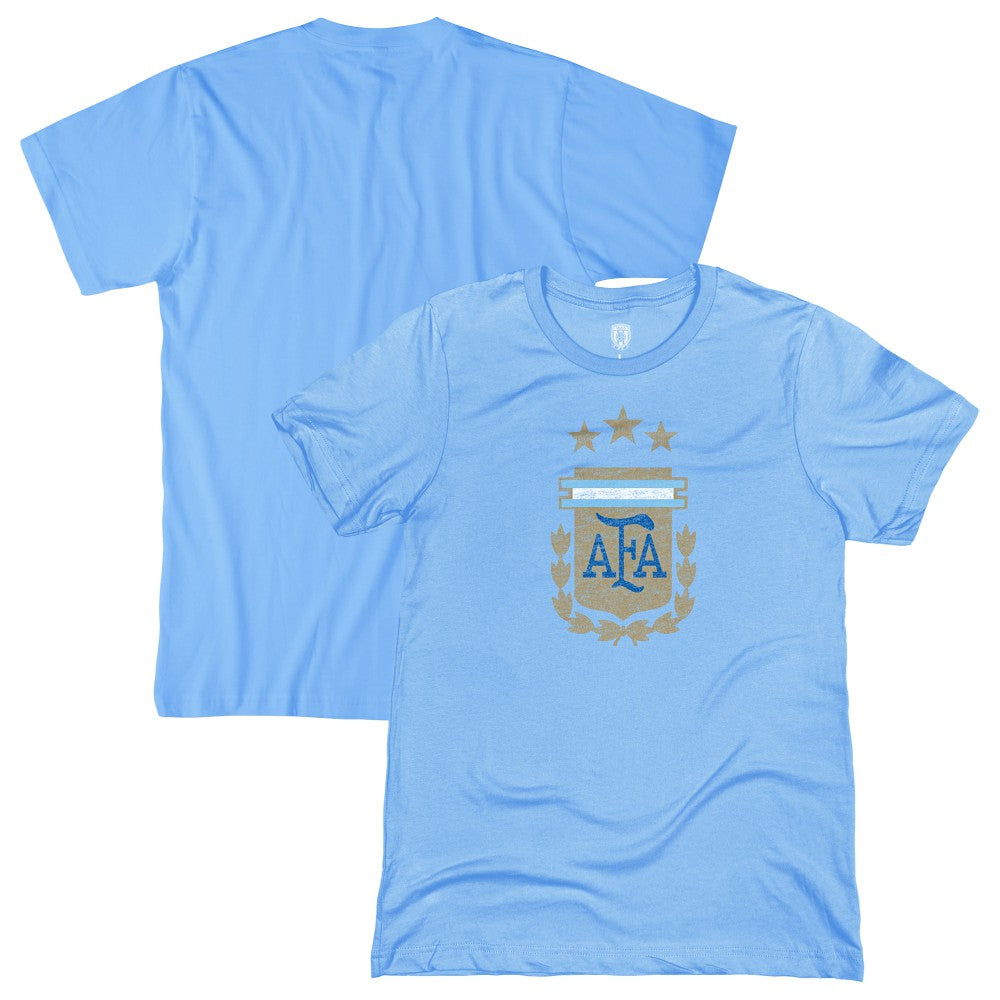 Argentina National Team 1863FC Badge T-Shirt for sale - Light Blue 