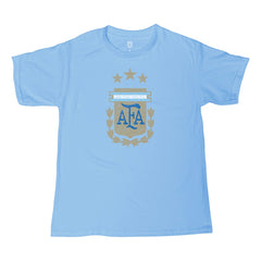 Argentina National Team 1863FC  Youth Badge T-Shirt for sale - Light Blue 