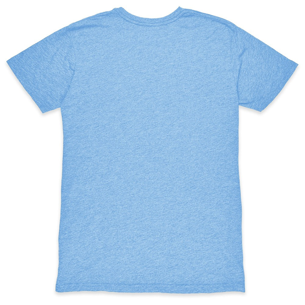 Argentina National Team 1863FC Retro Wordmark Tri-Blend T-Shirt for sale - Light Blue 