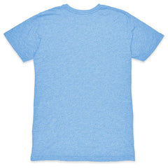 Argentina National Team 1863FC Retro Wordmark Tri-Blend T-Shirt for sale - Light Blue 