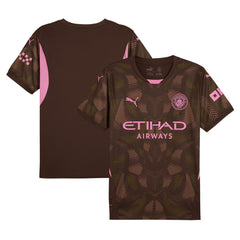 Manchester City 2024/25 Replica Short Sleeve Goalkeeper Jersey Discount - Brown 