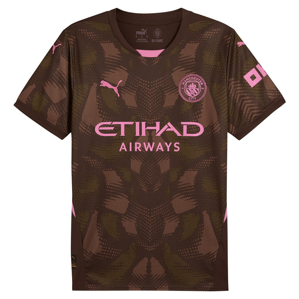 Manchester City 2024/25 Replica Short Sleeve Goalkeeper Jersey Discount - Brown 