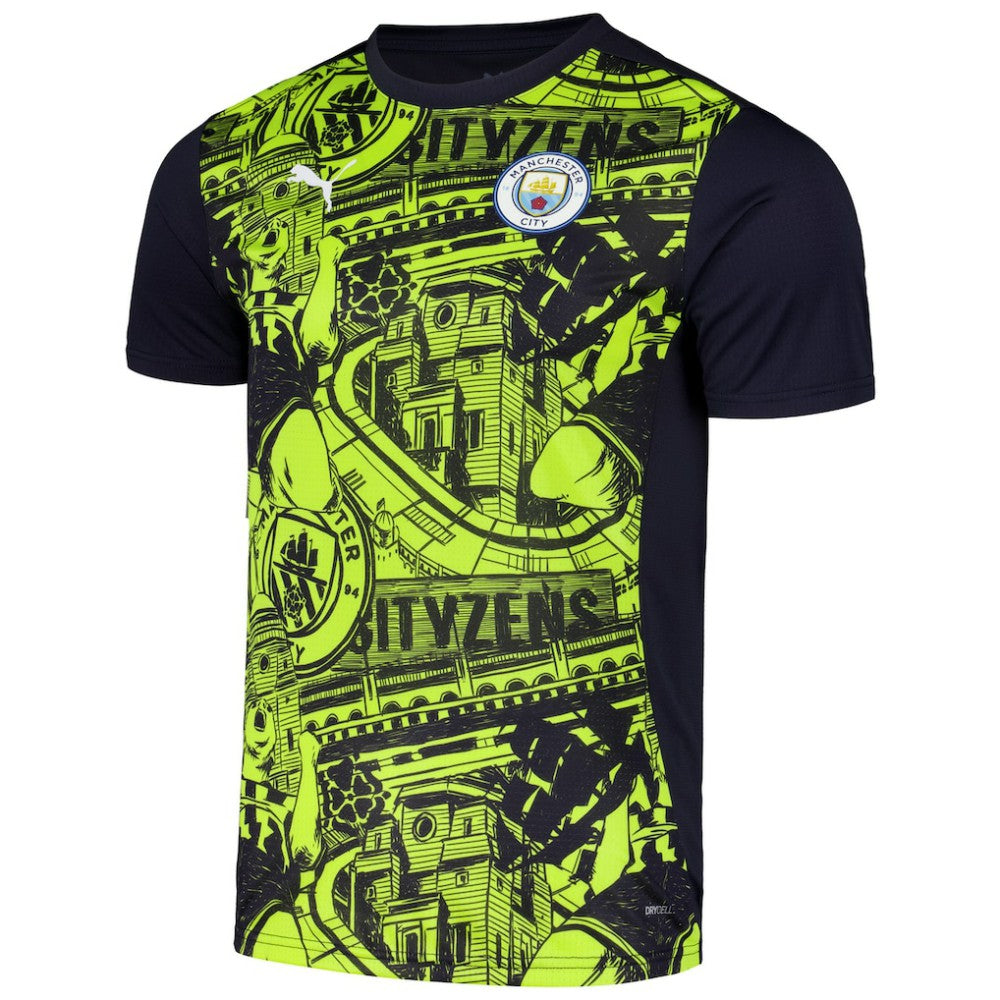 Manchester City 2024/25 Pre-Match Jersey Discount - Black 