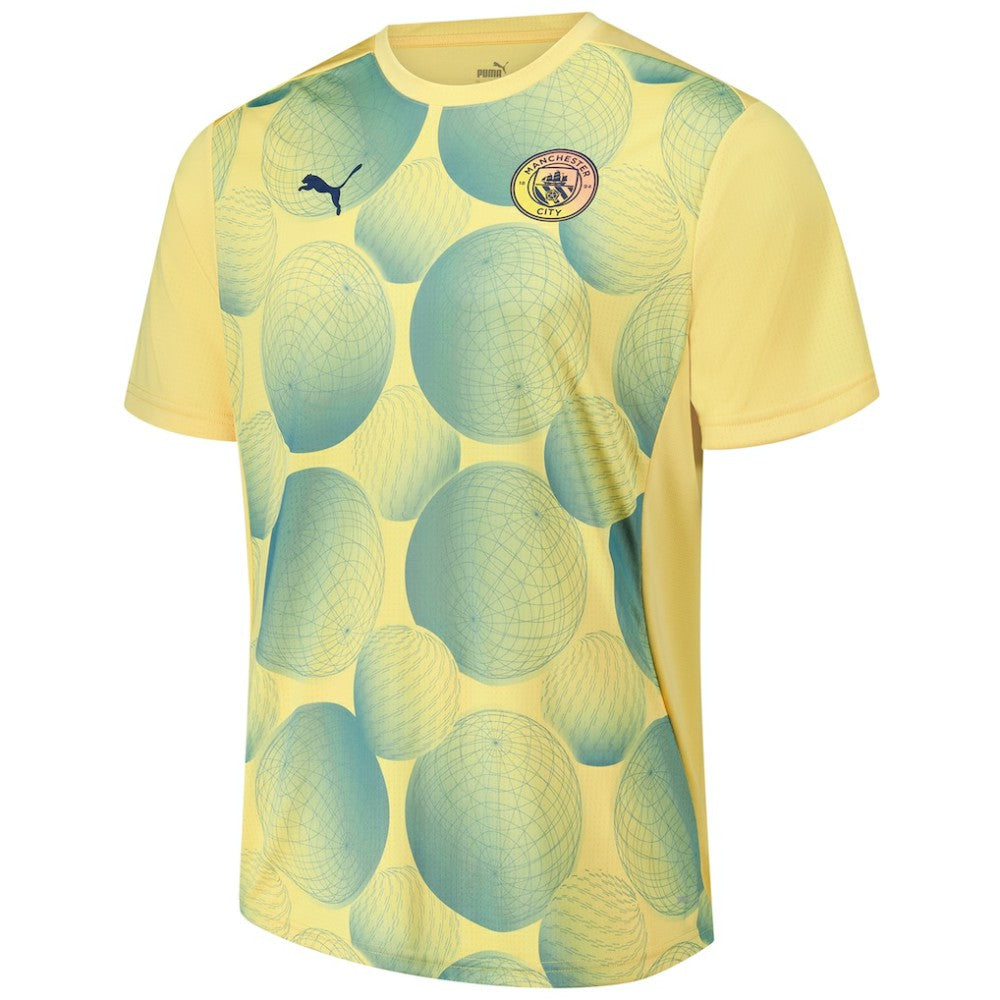 Manchester City 2024/25 Pre-Match Jersey Discount - Gold 