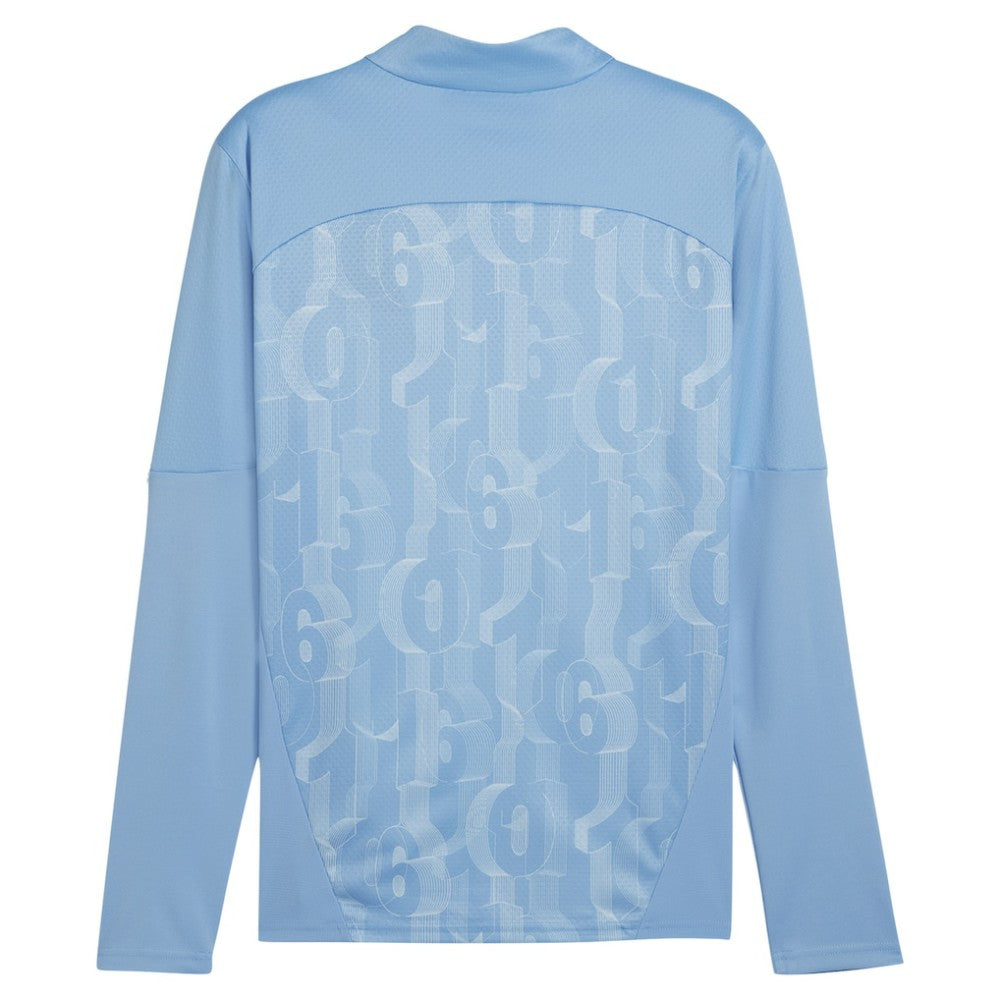 Manchester City 2024/25 Pre-Match dryCELL Quarter-Zip Top Discount - Light Blue 