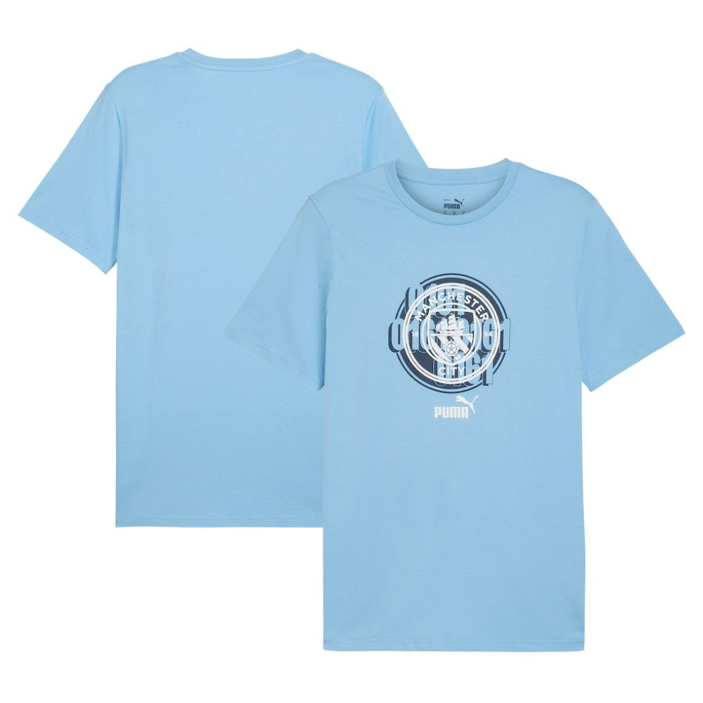 Manchester City ftblCulture T-Shirt Discount - Light Blue 