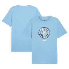 Manchester City ftblCulture T-Shirt Discount - Light Blue 