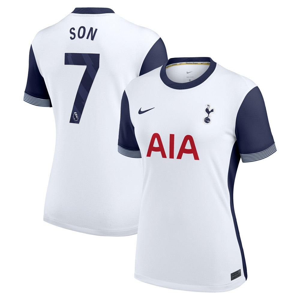 Son Heung-Min Tottenham Hotspur Women's 2024/25 Home Replica Player Jersey Sale - White 