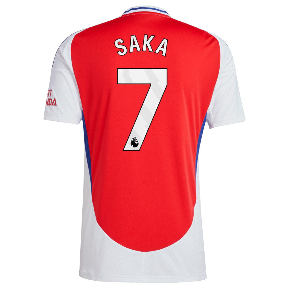 Bukayo Saka Arsenal 2024/25 Home Replica Player Jersey – Red 