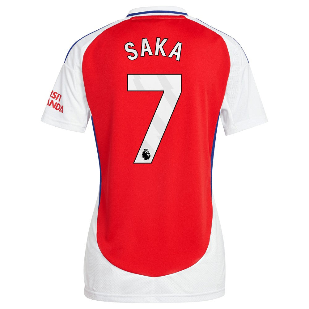 Bukayo Saka Arsenal Women's 2024/25 Home Replica Player Jersey – Red 