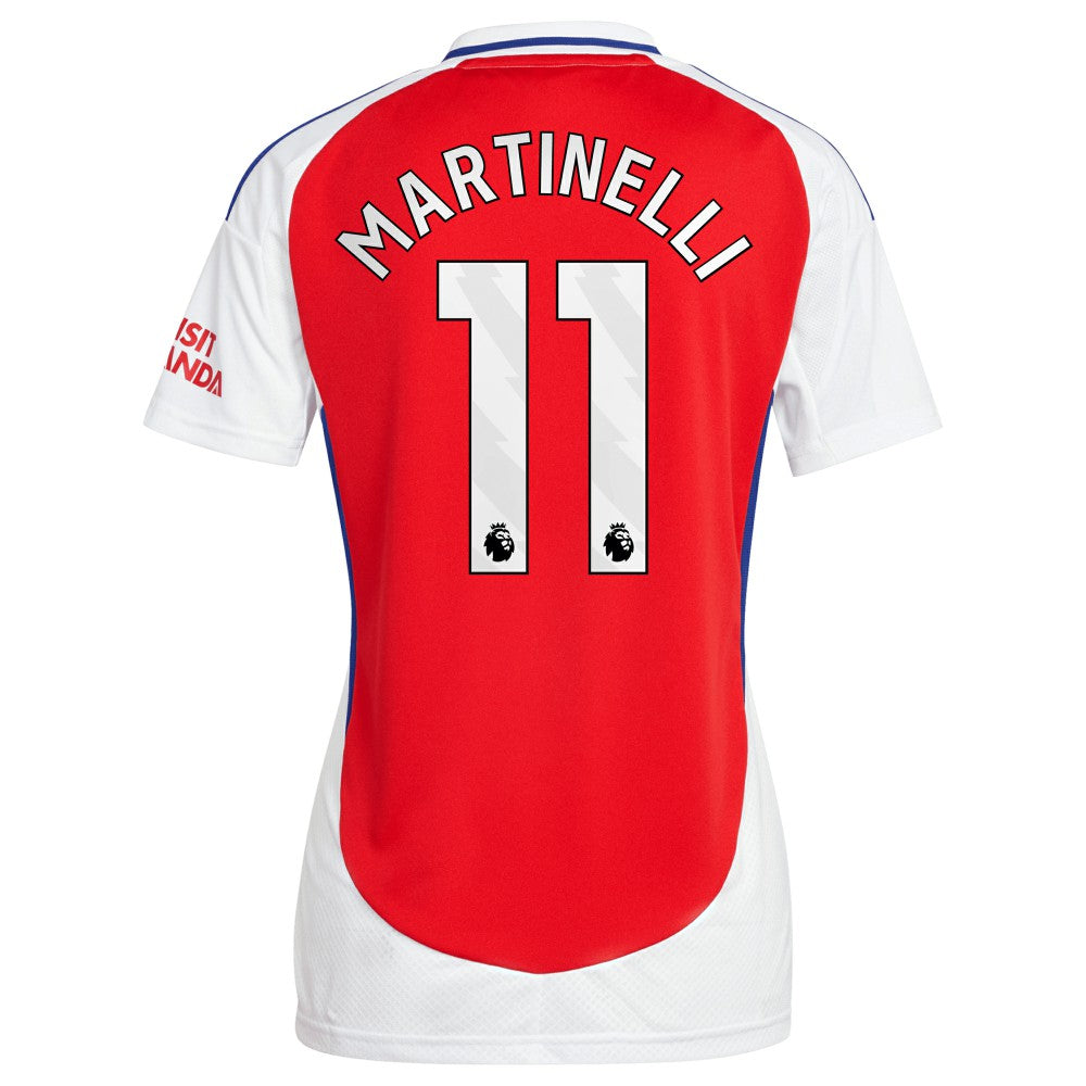 Gabriel Martinelli Arsenal Women's 2024/25 Home Replica Player Jersey – Red 