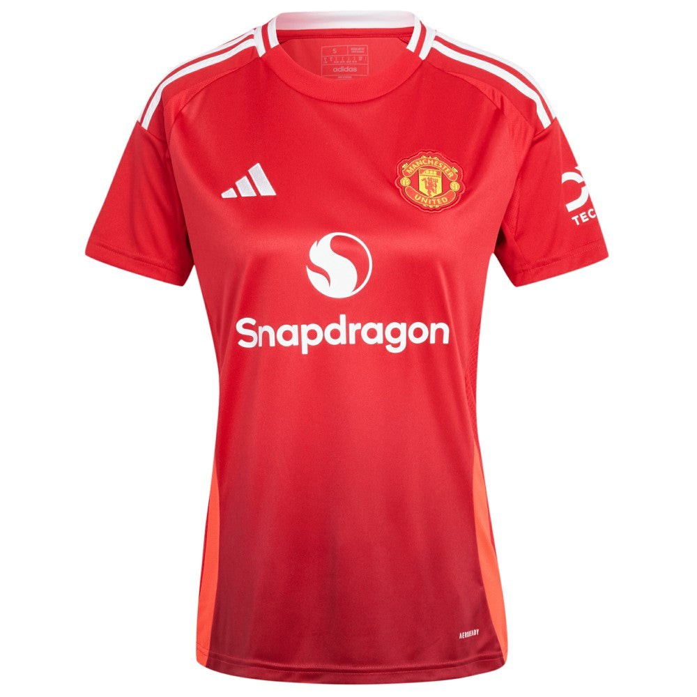Alejandro Garnacho Manchester United Women's 2024/25 Home Replica Player Jersey Discount - Red 