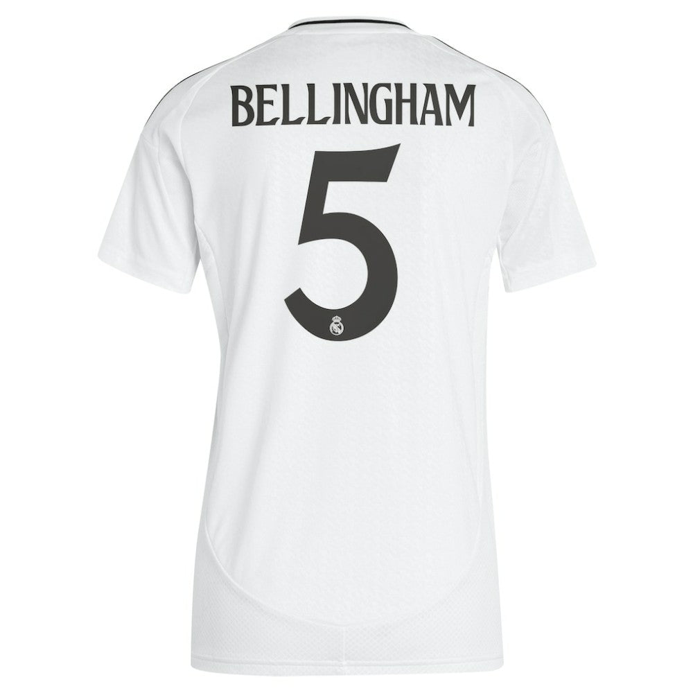 Jude Bellingham Real Madrid Women's 2024/25 Home Replica Player Jersey Discount - White 