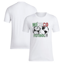 Mexico National Team  Around The World T-Shirt for sale - White 