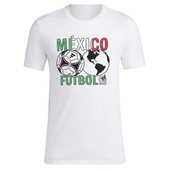 Mexico National Team  Around The World T-Shirt for sale - White 