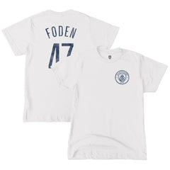 Phil Foden Manchester City 1863FC Youth Player T-Shirt Discount - White 