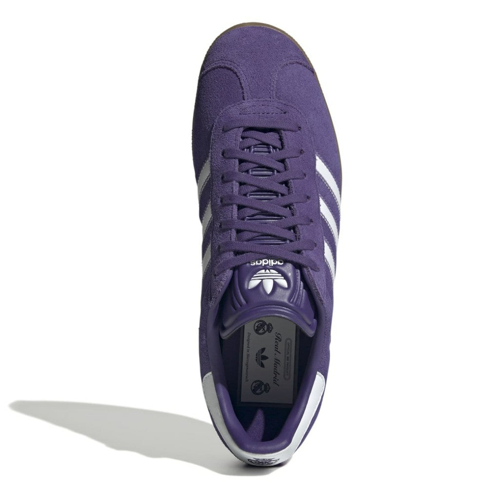 Real Madrid Originals Terrace Icons Collection Gazelle Shoes Discount - Purple 