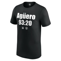 "Stone Cold" Steve Austin WWE x Manchester City Aguero 93:20 T-Shirt Discount - Black 