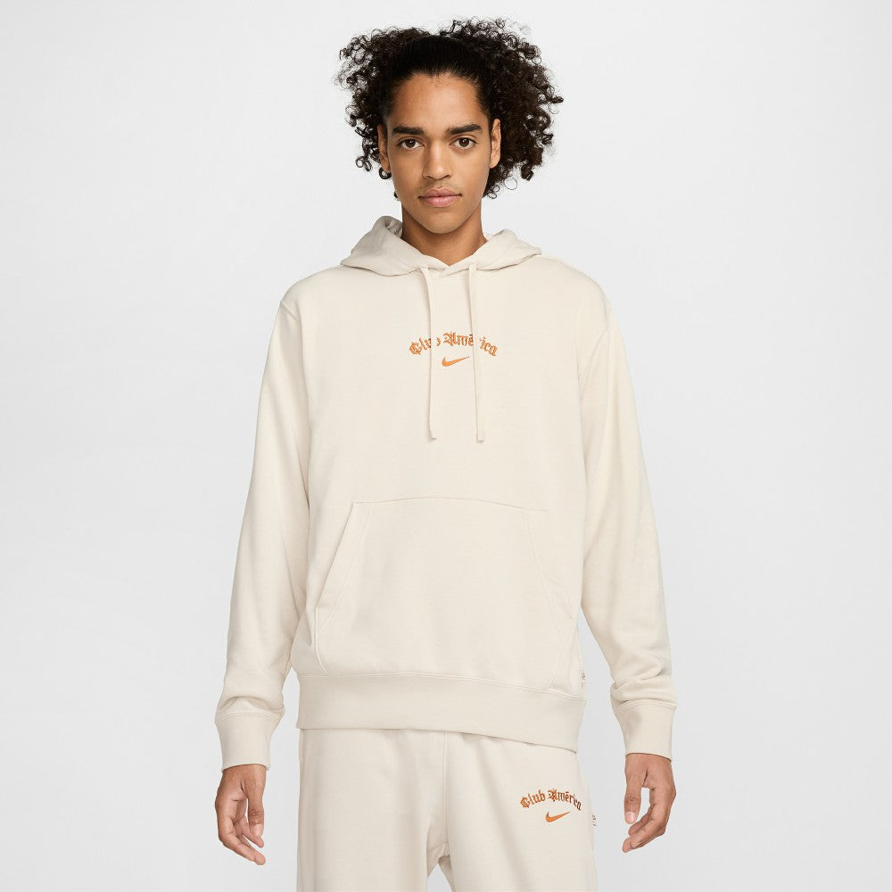 Club America CA x CA Club Fleece Pullover Hoodie Discount - Cream 