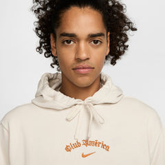 Club America CA x CA Club Fleece Pullover Hoodie Discount - Cream 