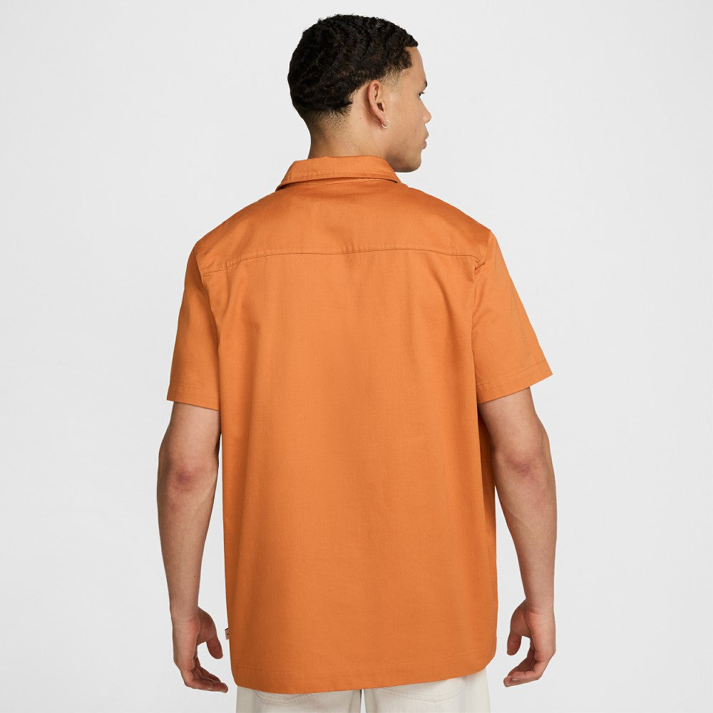 Club America CA x CA Woven Button-Down Shirt Discount - Burnt Orange 