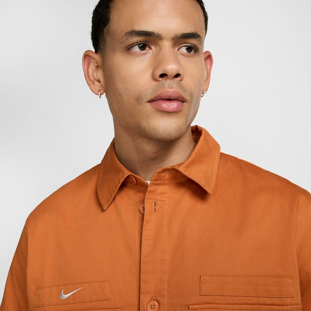 Club America CA x CA Woven Button-Down Shirt Discount - Burnt Orange 