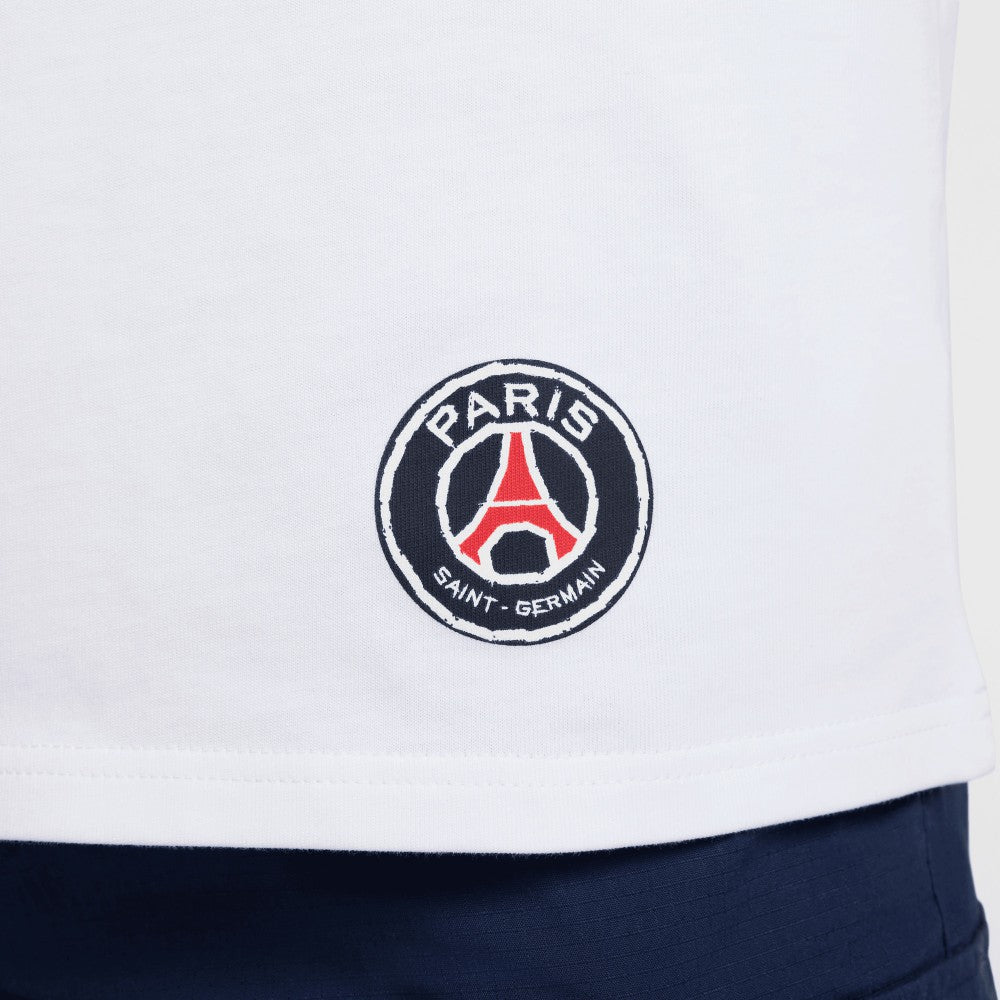Paris Saint-Germain Swoosh T-Shirt on sale - White 