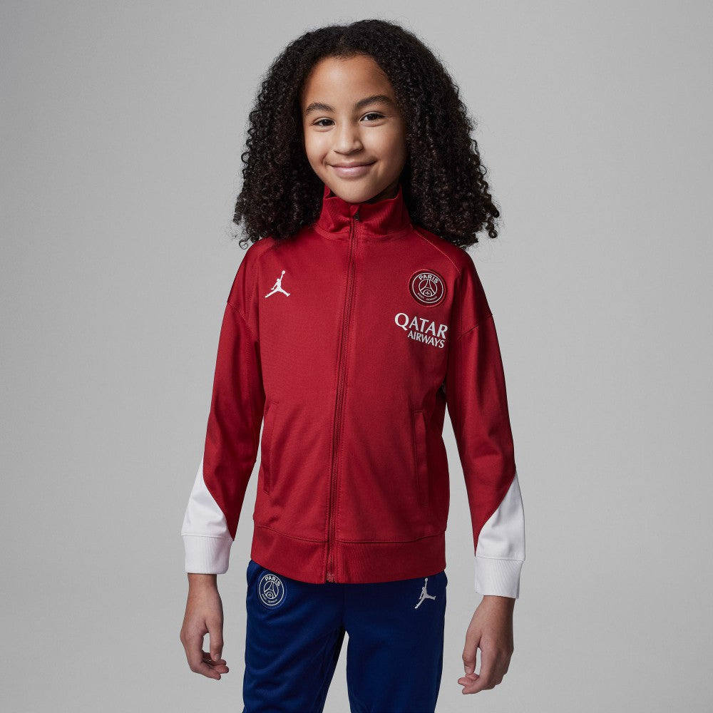 Paris Saint-Germain Jordan Brand Preschool 2024/25 Fourth Strike Full-Zip Track Suit on sale - Red 