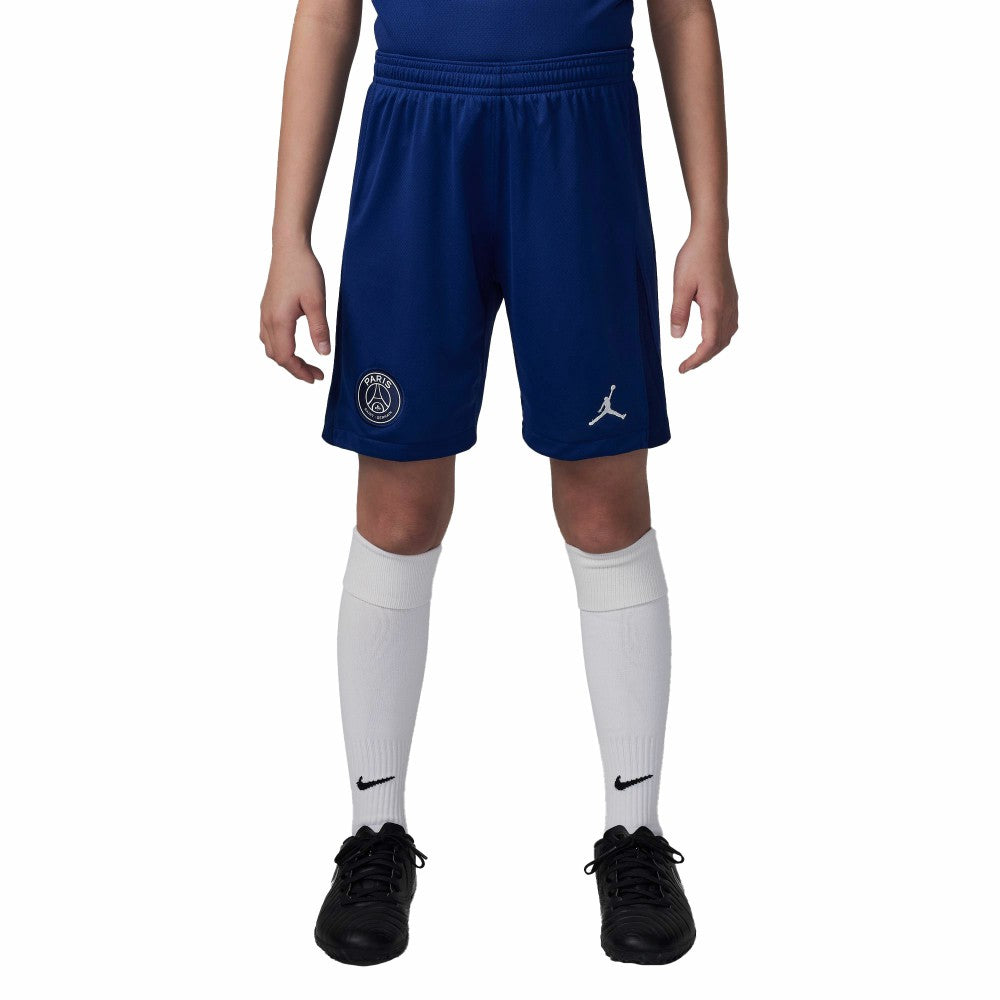 Paris Saint-Germain Jordan Brand Youth 2024/25 Fourth Stadium Shorts on sale - Blue 