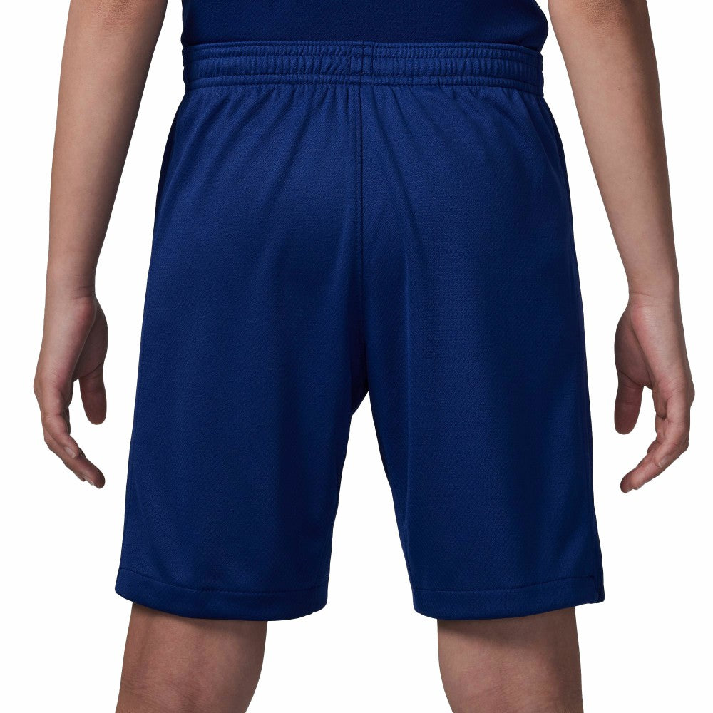 Paris Saint-Germain Jordan Brand Youth 2024/25 Fourth Stadium Shorts on sale - Blue 