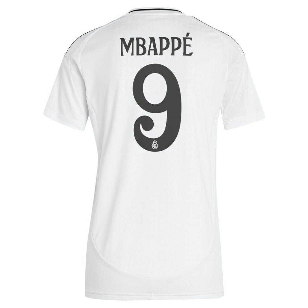 Kylian Mbappé Real Madrid Women's 2024/25 Home Replica Player Jersey Discount - White 