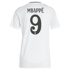 Kylian Mbappé Real Madrid Women's 2024/25 Home Replica Player Jersey Discount - White 