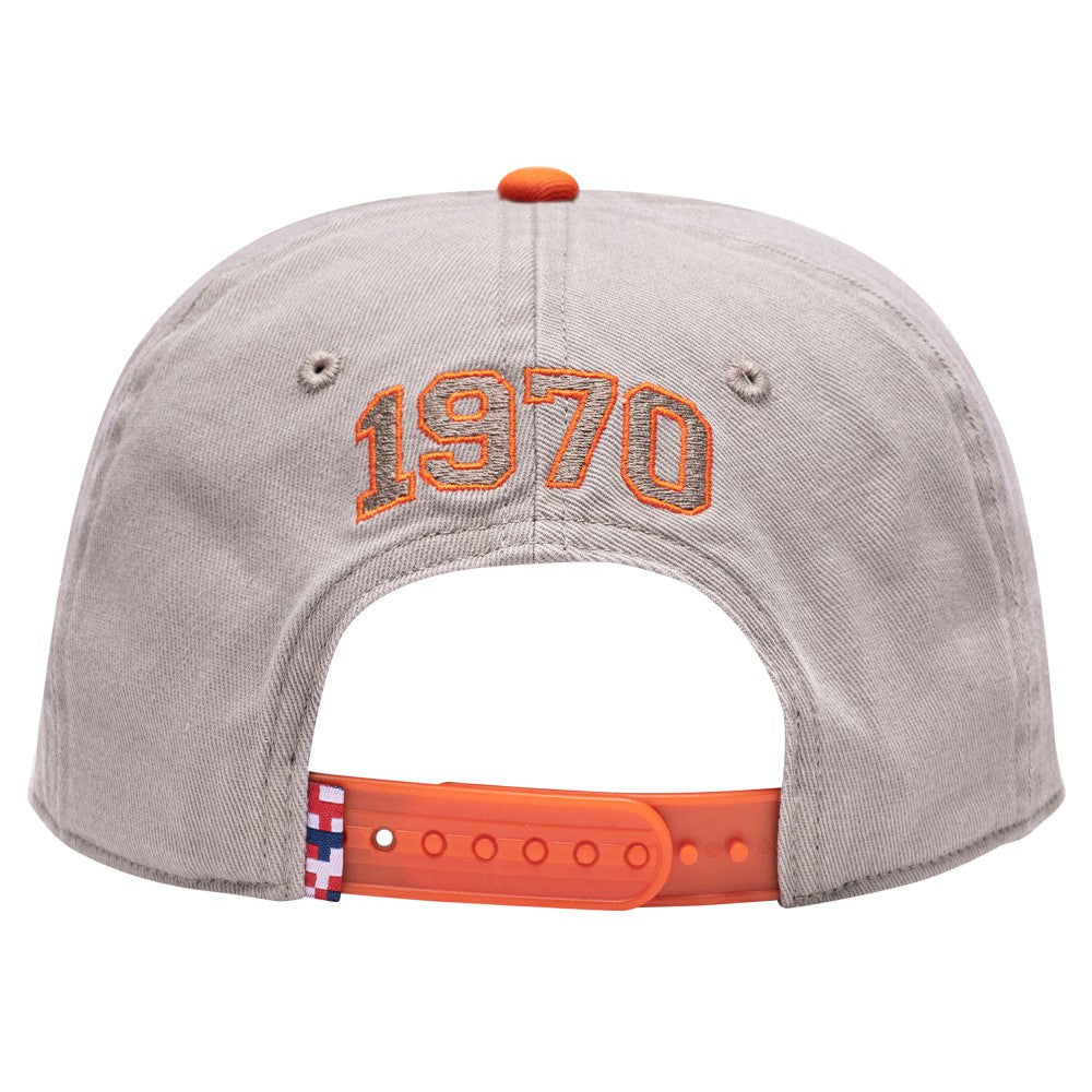 Paris Saint-Germain Fan Ink Wander Snapback Hat on sale - Tan/Orange 