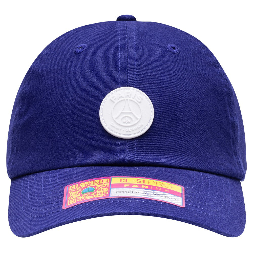 Paris Saint-Germain Fan Ink   Casuals Adjustable Hat on sale - Navy 