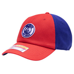 Paris Saint-Germain Fan Ink Male Adult Striker Adjustable Hat on sale - Red/Navy 