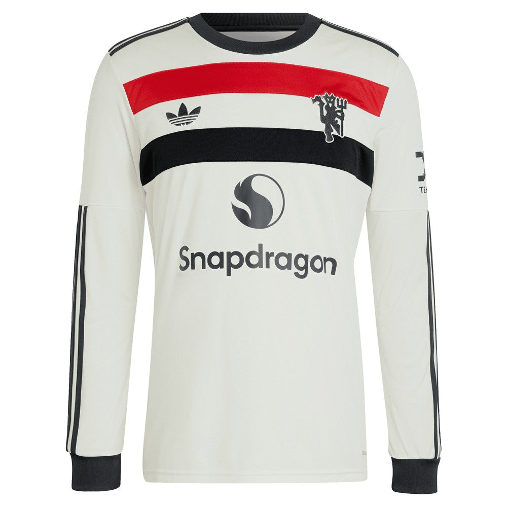 Manchester United Originals  2024/25 Third Replica Long Sleeve Jersey Discount - Cream 