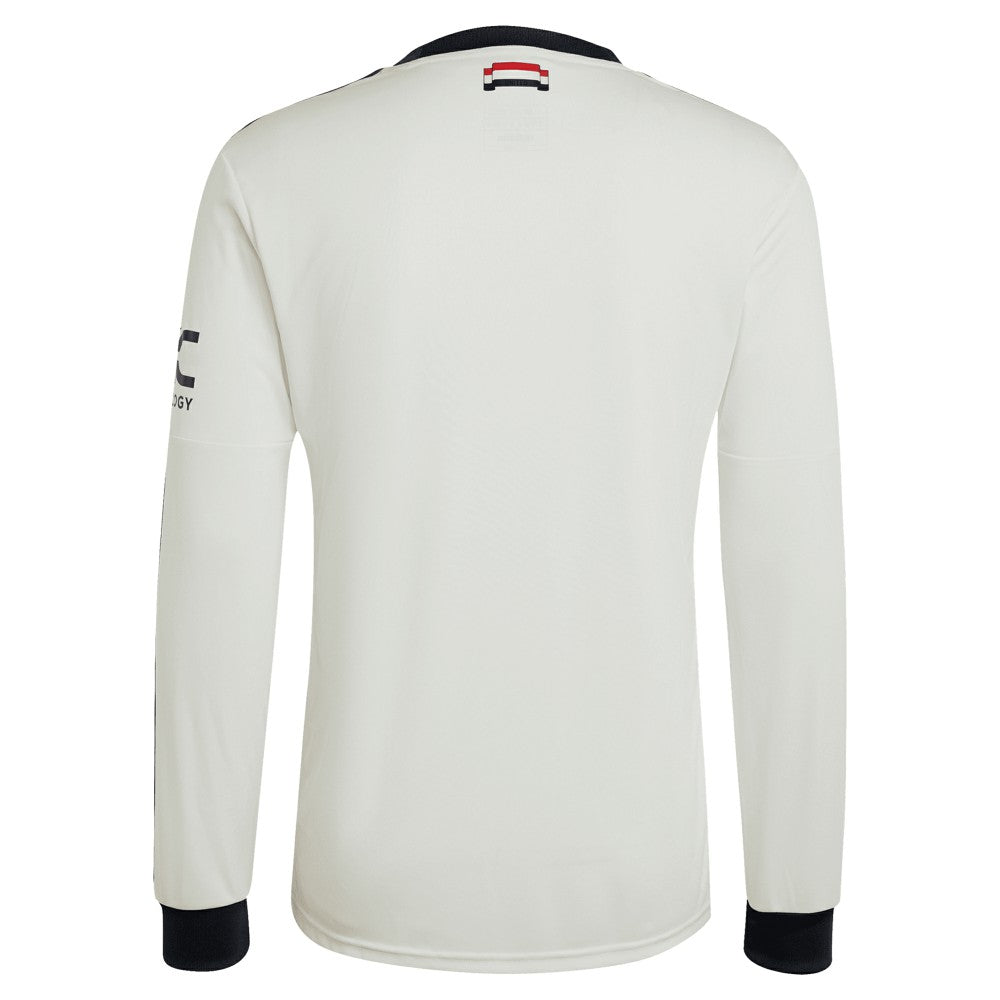 Manchester United Originals  2024/25 Third Replica Long Sleeve Jersey Discount - Cream 