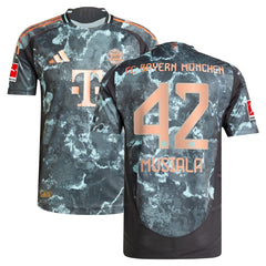 Jamal Musiala Bayern Munich 2024/25 Away Player Jersey on sale - Black 