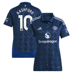 Marcus Rashford Manchester United Women's 2024/25 Away Replica Player Jersey Discount - Navy 