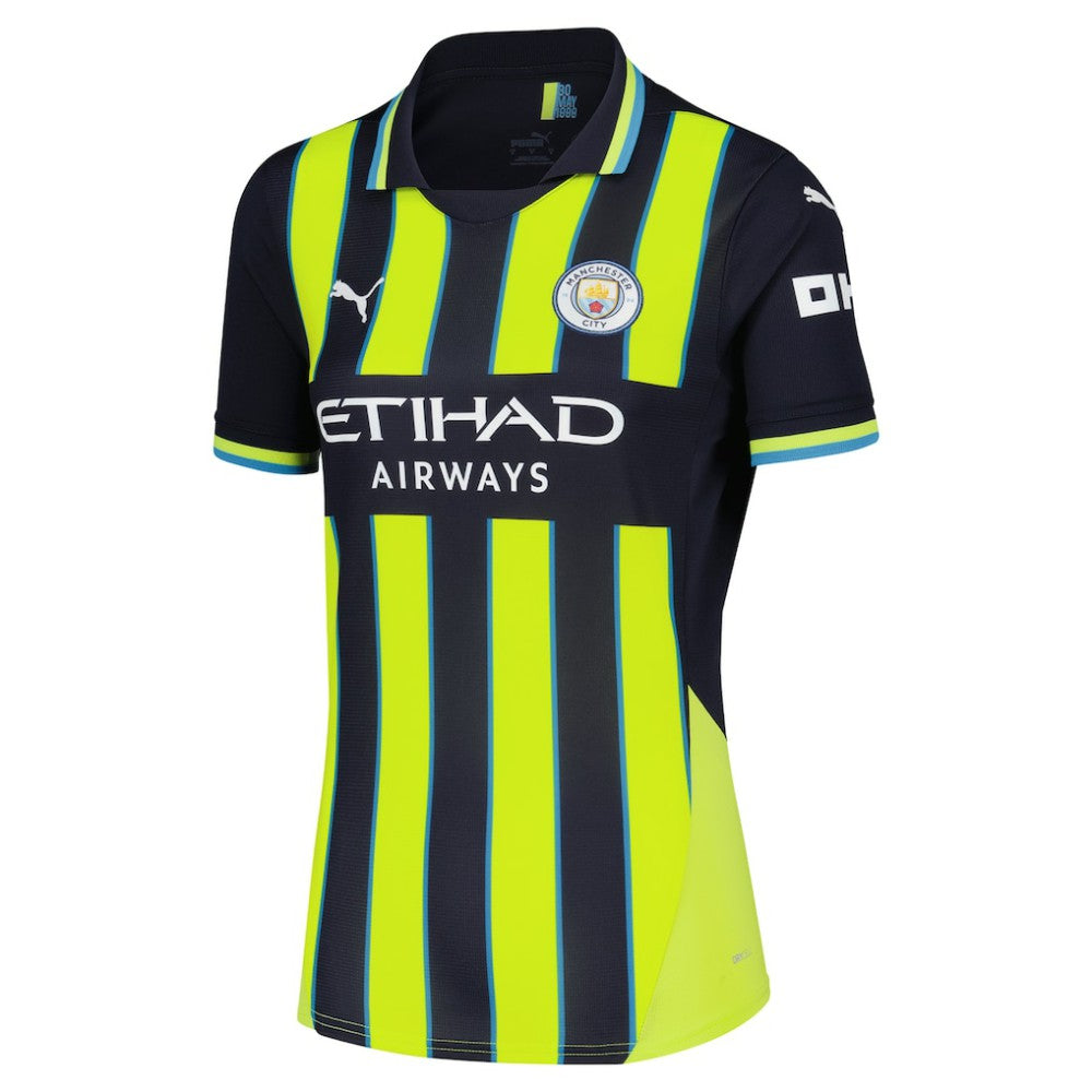 Erling Haaland Manchester City Women's 2024/25 Away Replica Player Jersey Discount - Navy 