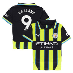 Erling Haaland Manchester City Youth 2024/25 Away Replica Player Jersey Discount - Navy 