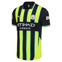 Kevin De Bruyne Manchester City 2024/25 Away Player Jersey Discount - Navy 