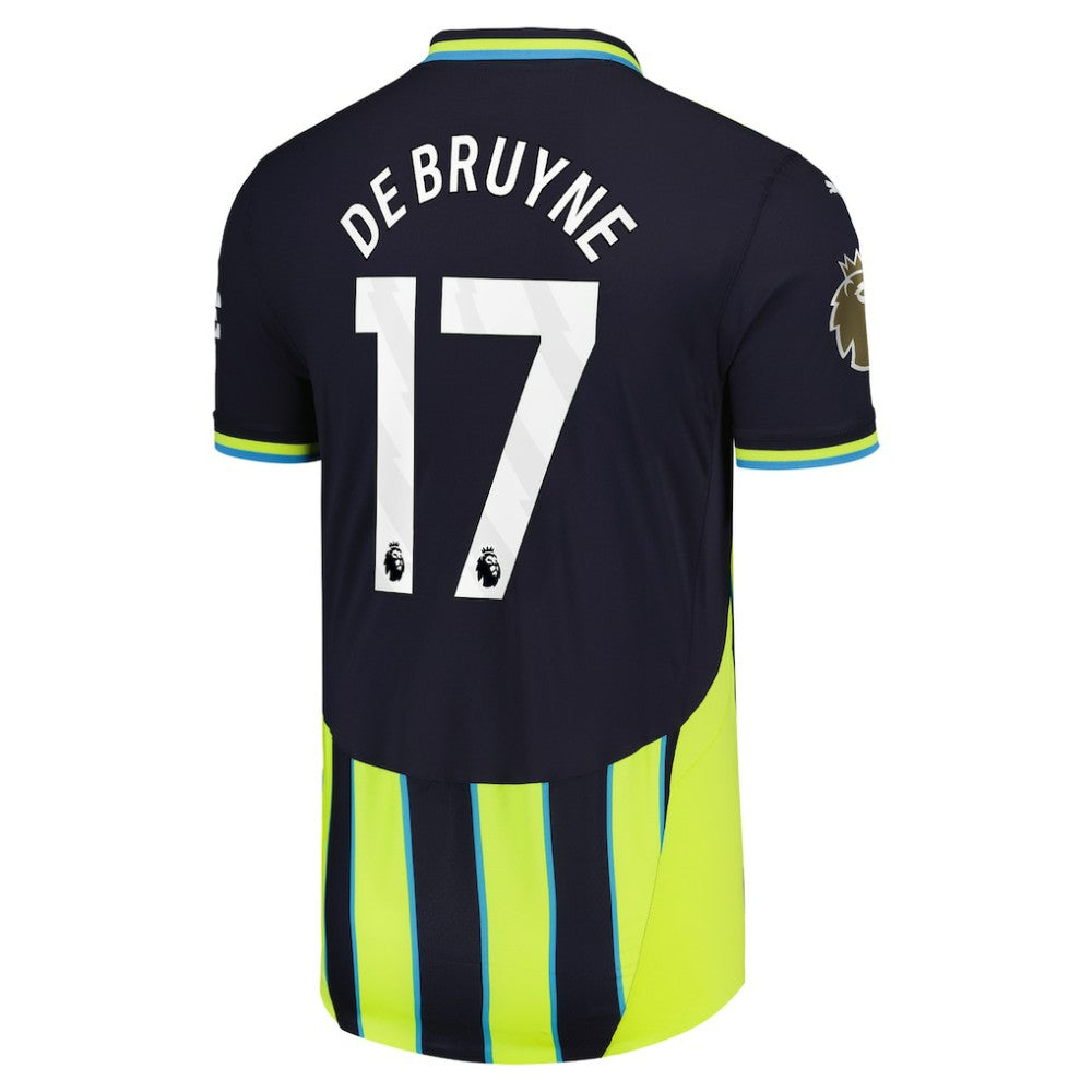 Kevin De Bruyne Manchester City 2024/25 Away Player Jersey Discount - Navy 