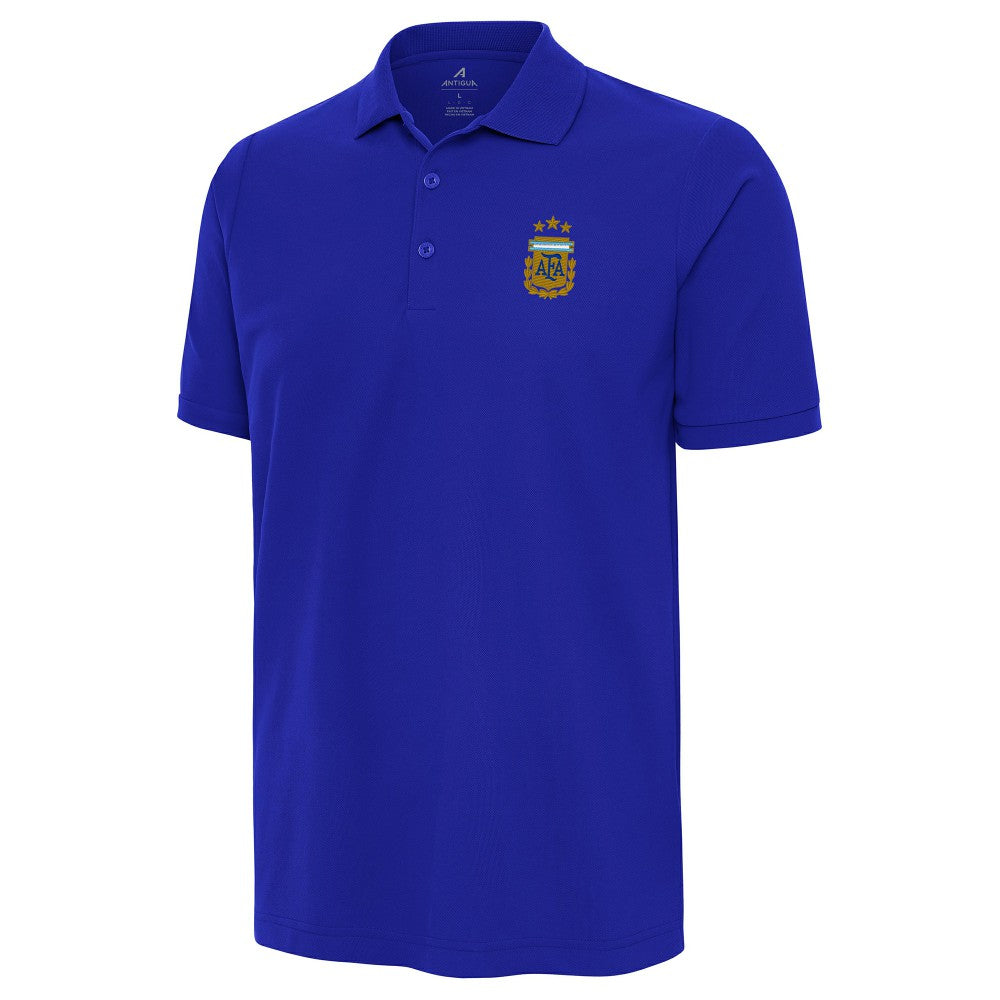 Argentina National Team Antigua Legacy Pique Polo for sale - Royal 